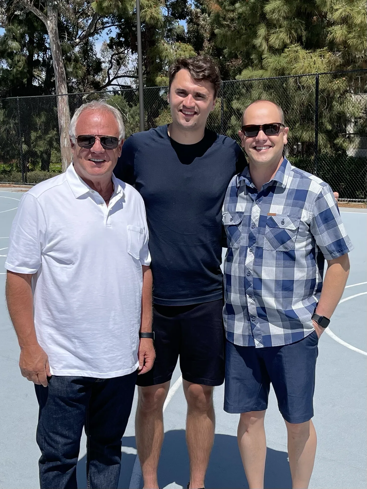 Pete with Charlie Kirk