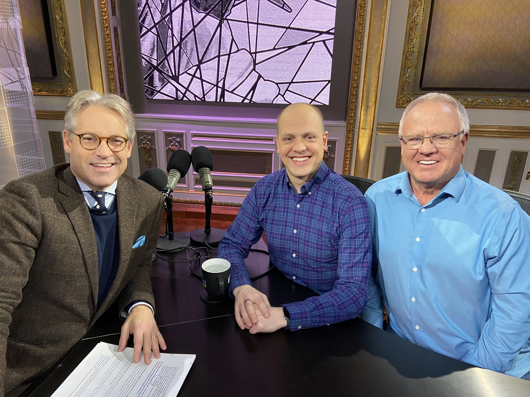 Pete with Eric Metaxas