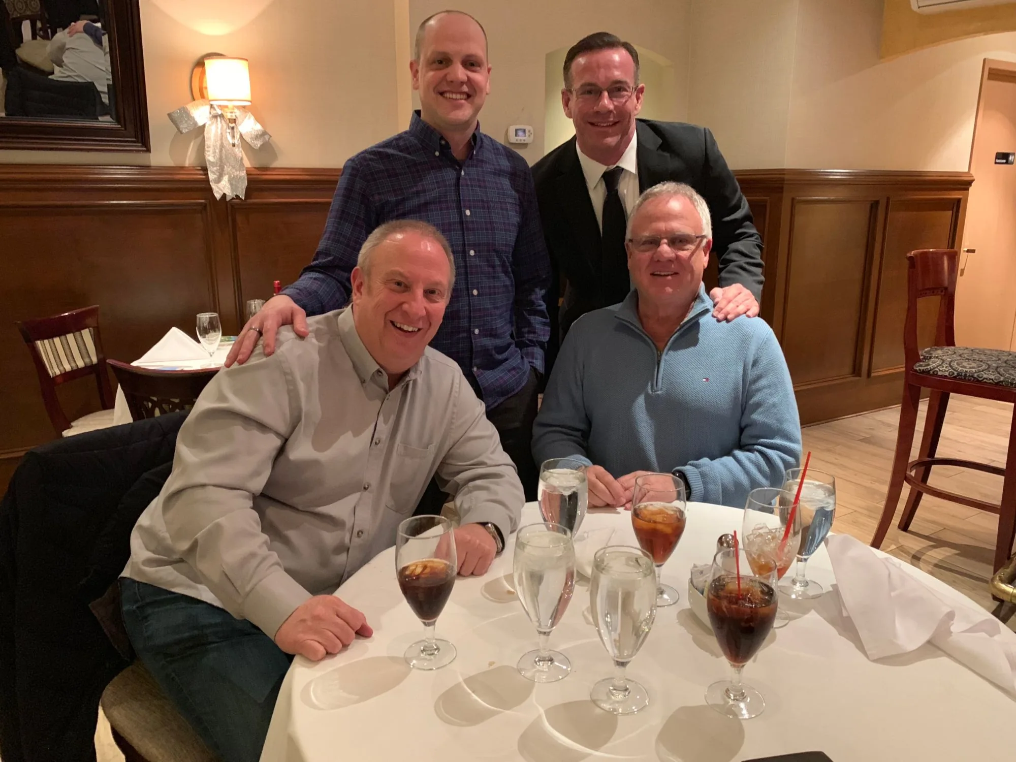 Mike Gallagher with Seth & Pete Talbott